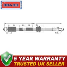 Borg & Beck Front Brake Hose Fits Ford Mondeo 2000-2007 1212748