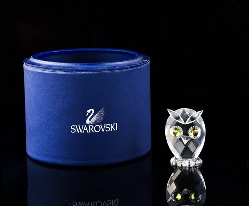 Swarovski owl crystal - crystal, figure