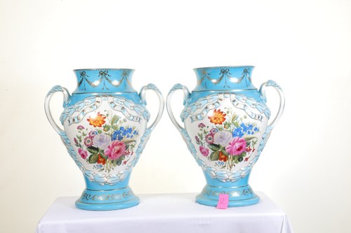 Pair sevres porcelain - sevres,