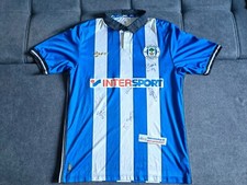 Wigan Athletic #35 Jersey Football Shirt L Home 2014-2015 Signed Jersey Soccer