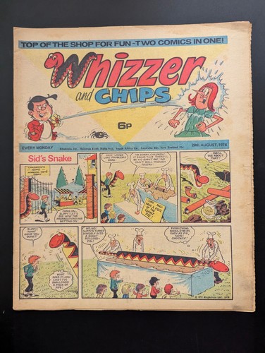Whizzer and chips comic 28th - whizzer,