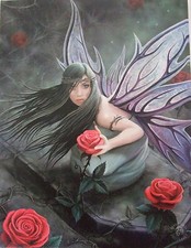 Rose Fairy Plaque/ Fairy