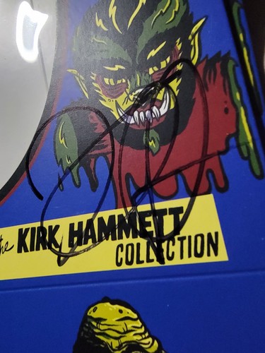 Metallica kirk hammett signed - metallica,