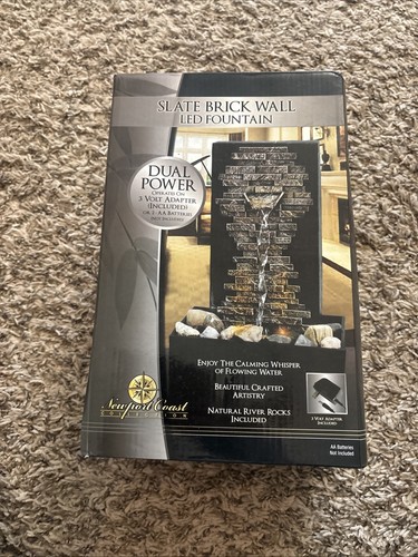 Slate brick wall led - wall,