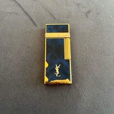 Yves Saint Laurent Writer YSL Vintage Blue Gold Collectible Accessories