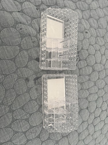 Acrylic makeup organiser - x2,