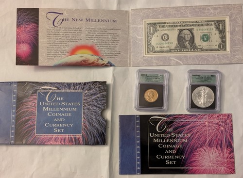 Millenium coin and - us,
