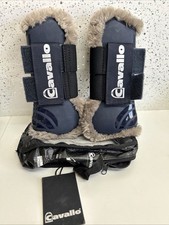 Cavallo Leg Protector Tendon Boots Size Full Dark Blue Used Once - Bag Included.