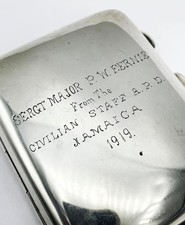 MILITARY SILVER 1919 JAMAICA