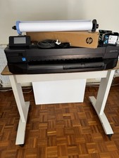 HP DesignJet T120 24" A1 plotter Large Format Printer CAD With Inks,Roll Stand