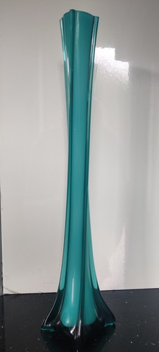 Teal tall glass - teal,