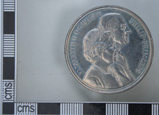 Great Britain Elizabeth II Five Pounds Crown 1997 Golden Wedding Prince Phillip