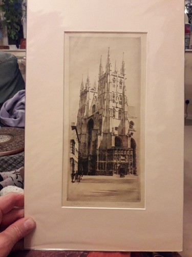 Original signed etching