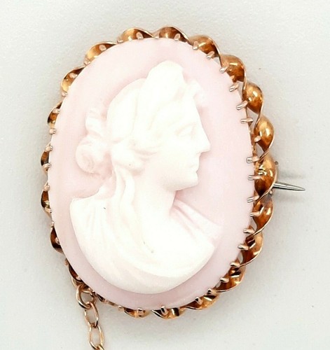 Rolled gold conch shell - gold,