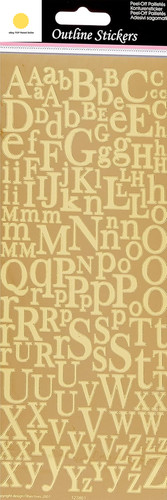 Anitas outline stickers - outline, mixed
