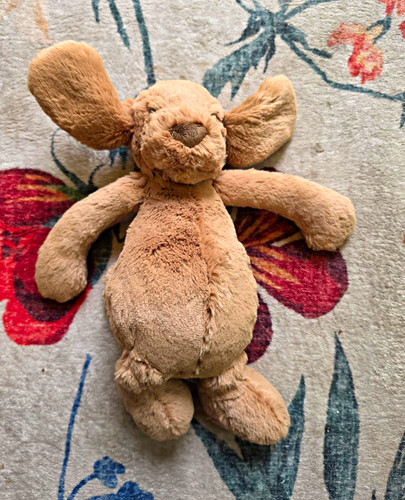 Jellycat tan brown puppy dog - brown,