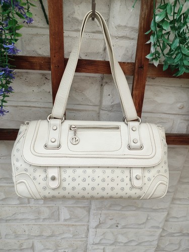 Pollini white shoulder - shoulder, leather