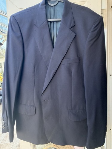 Aquascutum navy blazer 100 - navy, 100%