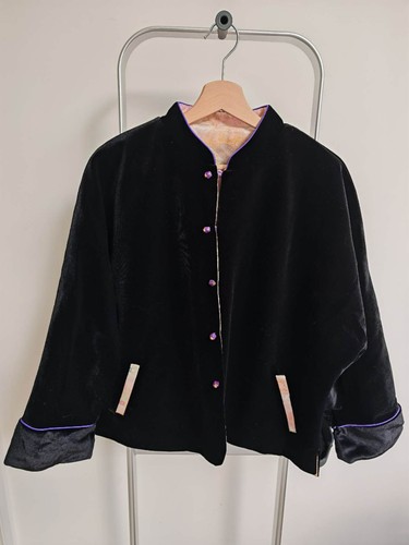 Nwot reversible velvet - velvet, chinese
