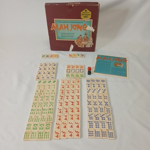 Bell vintage mahjong set - bell,
