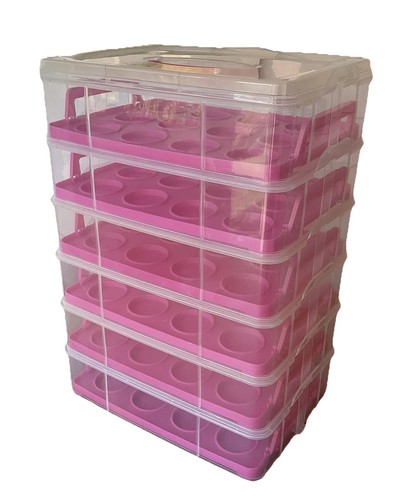 Cup cake carrier 6 opaque - 6,