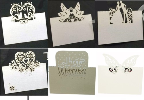 100 pcs place - name, card