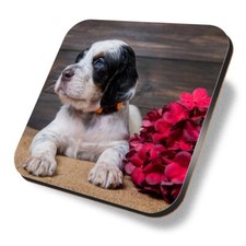 Square MDF Coaster Blue Eye