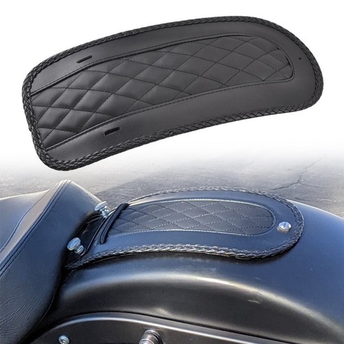 Rear fender bib leather - rear,
