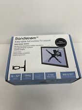 Sandstrom SFMS14 Easy-glide Full Motion TV Bracket - Black, 16-32"