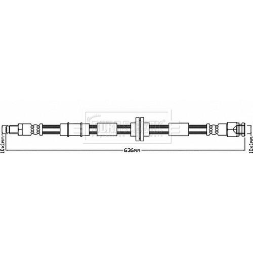 Brake hose for alfa - hose,