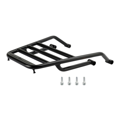 Black rear luggage rack - luggage,