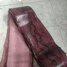 1X Real Snake Skin Leather