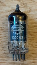 MULLARD ECC83, LONG PLATE