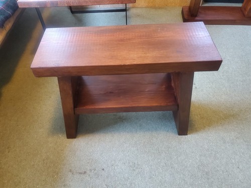 Farmhouse stool rustic wooden - farmhouse,
