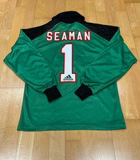 Arsenal Goalkeeper Shirt 1992-94 Seaman Vintage Adidas Wright Adams Retro 90 JVC