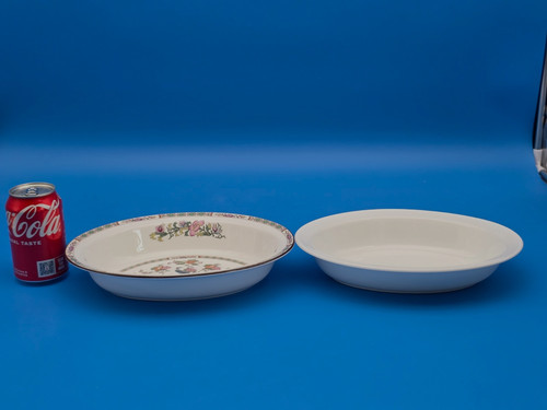 Oval serving dishes one - dishes,