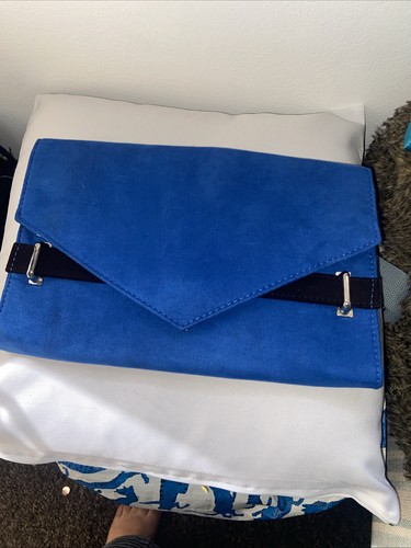 Next blue clutch - blue,