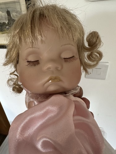 Vinatge porcelain baby doll - porcelain,