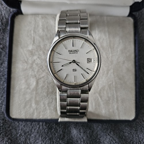 Vintage seiko silver - qs,