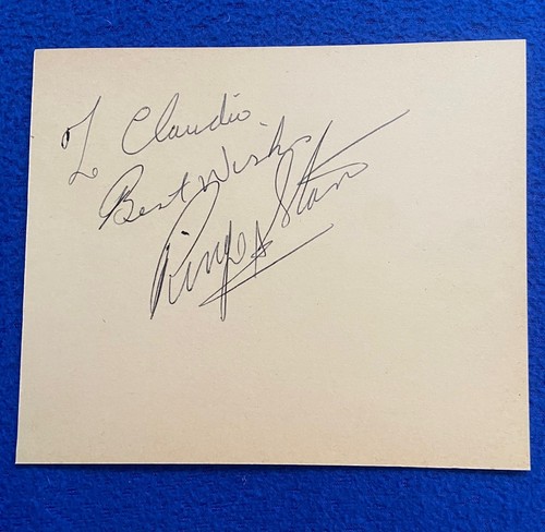 Ringo starr signed - starr,