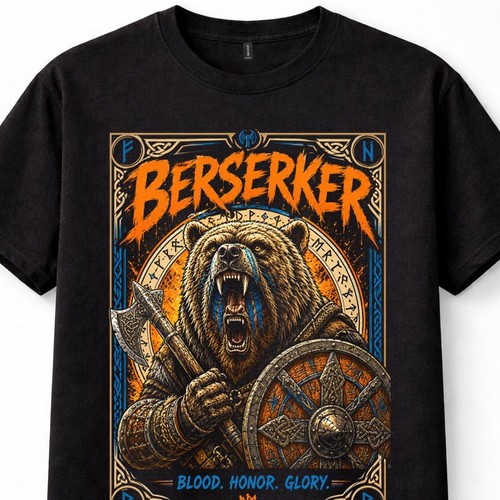 Berserker bear viking warrior - bear,