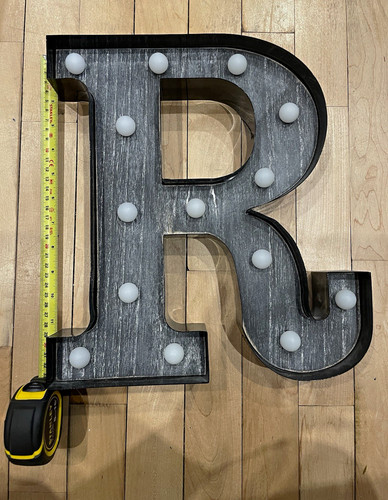 Large metal led illuminated - large,
