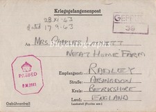WW2 official Colditz 1943 POW