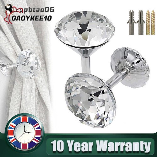 Clear glass crystal curtain - glass,