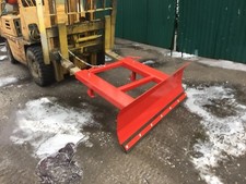 forklift truck snow plough