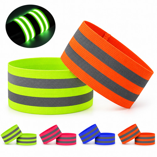 Reflective vis armbands - reflective, hi-vis