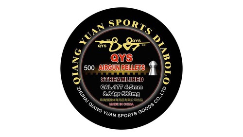 Qys streamlined pellets - qys, .177