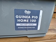 Grey Used Indoor Guinea Pig Cage Small Animal House