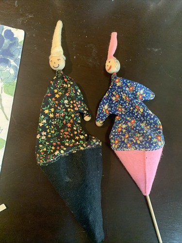 Vintage hand crafted wooden - 2,