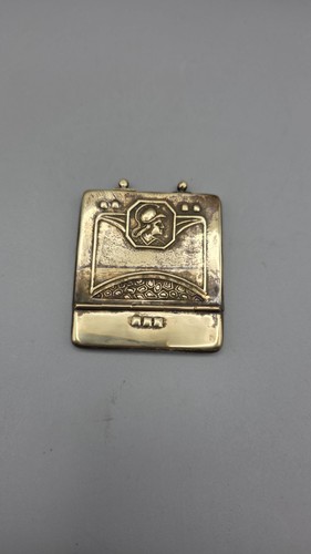 Antique art nouveau brass - art,